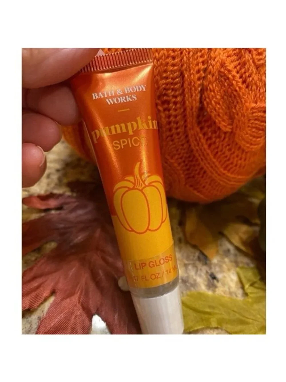 Bath & Body Works PUMPKIN SPICE Lip Care NEW 2 Pc Set